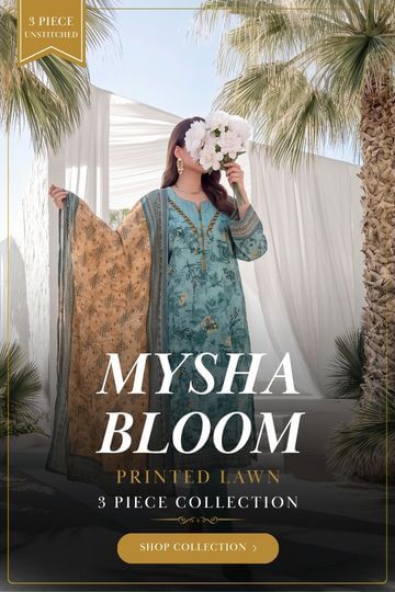 Mysha Bloom Printed Lawn