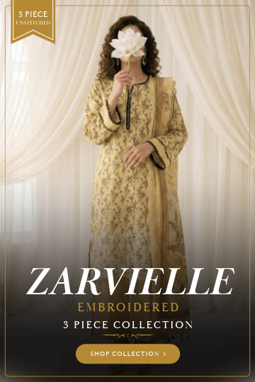 Zarvielle Premium Embroidered Lawn
