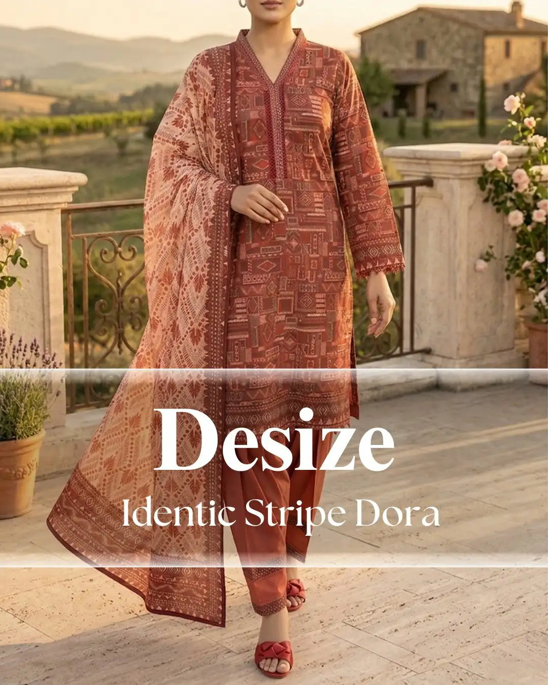 Desize Identic Stripe Dora