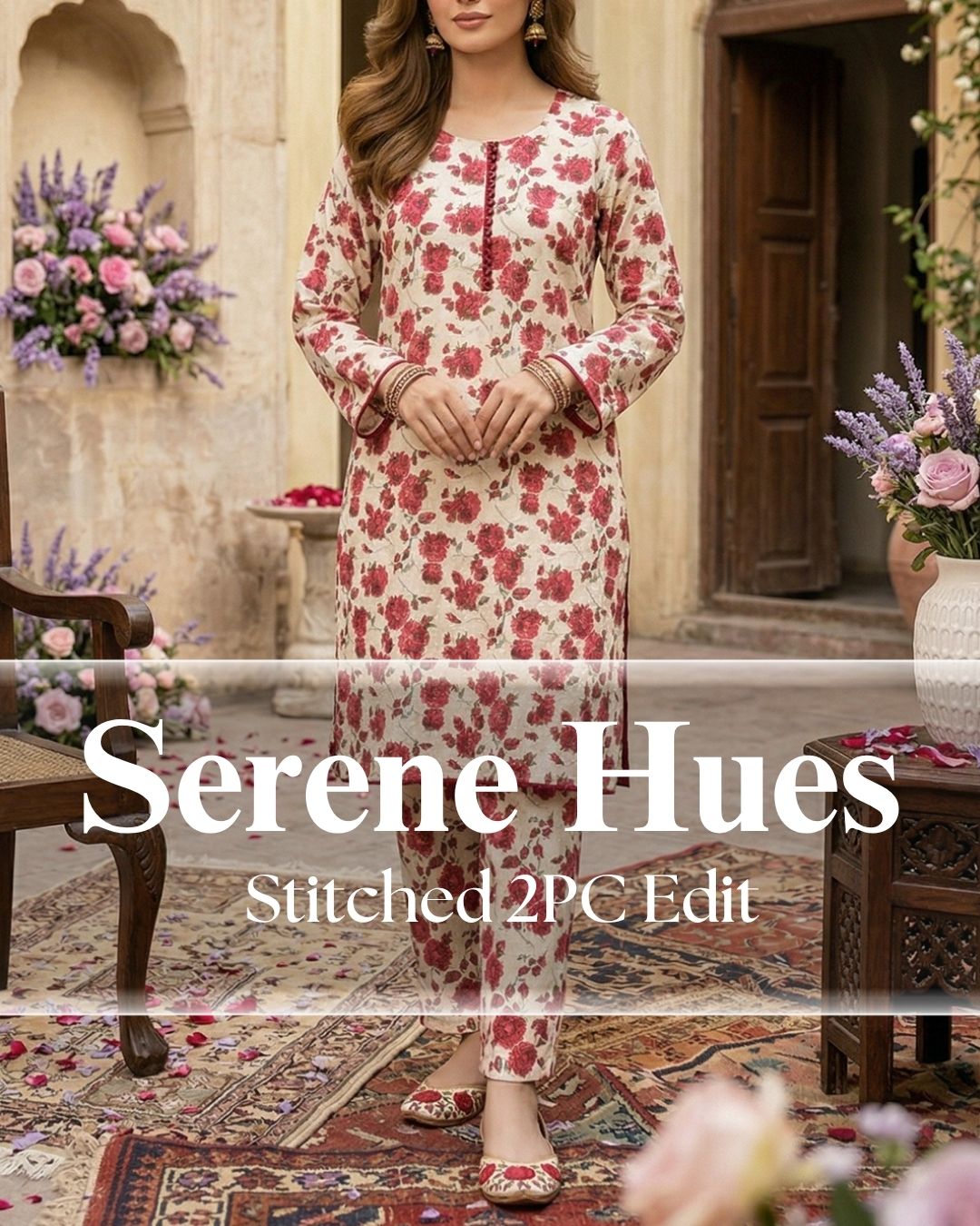 Serene Hues – Stitched 2PC Edit