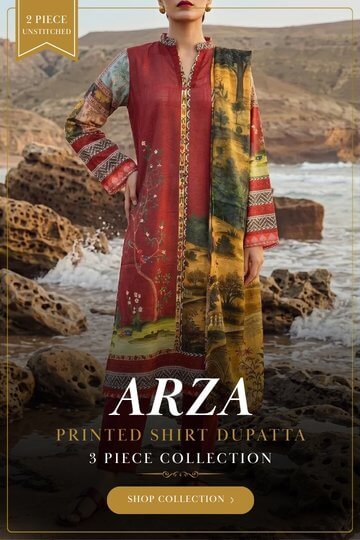 Arza - Printed Shirt Dupatta