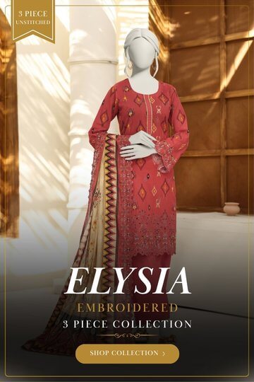 Elysia Unstitched Embroidered