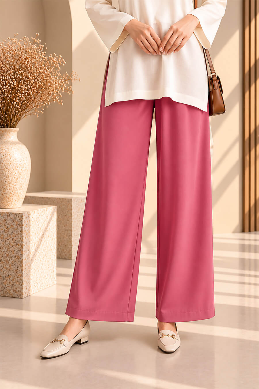 Lip Blush – Premium Dyed Trouser