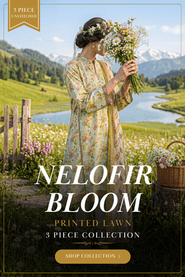 Nelofir Bloom Printed Lawn
