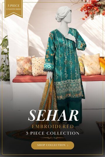 Sehar Unstitched Embroidered
